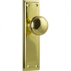 TRADCO MILTON DOOR KNOB ON PLATE