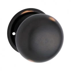 TRADCO DOOR KNOB PLAIN ROUND ROSE