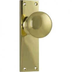 TRADCO VICTORIAN KNOB ON PLATE Handles & Hardware