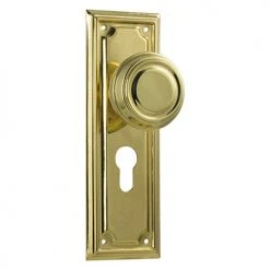 Door Handles & Levers TRADCO DOOR KNOB EDWARDIAN LATCH PAIR