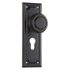 Door Handles & Levers TRADCO DOOR KNOB EDWARDIAN LATCH PAIR