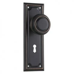 Door Handles & Levers TRADCO DOOR KNOB EDWARDIAN LATCH PAIR