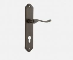 IVER DOOR LEVER STIRLING SHOULDERED BACKPLATE Door Handles & Levers
