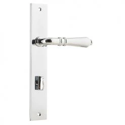 IVER DOOR LEVER SARLAT RECTANGULAR BACKPLATE