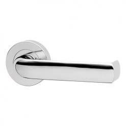 Handles & Hardware LOCKWOOD 1220 SERIES BRASS LEVER SET - LEVER 77 (MTO)
