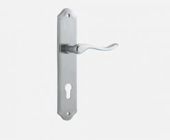 IVER DOOR LEVER STIRLING SHOULDERED BACKPLATE Door Handles & Levers