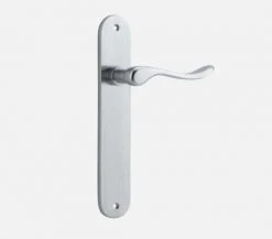 IVER DOOR LEVER STIRLING OVAL BACKPLATE Door Handles & Levers