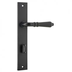 IVER DOOR LEVER SARLAT RECTANGULAR BACKPLATE