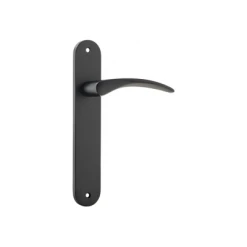 IVER DOOR LEVER OXFORD OVAL BACKPLATE