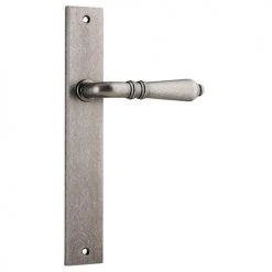 IVER DOOR LEVER SARLAT RECTANGULAR BACKPLATE