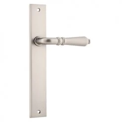 IVER DOOR LEVER SARLAT RECTANGULAR BACKPLATE