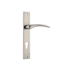IVER DOOR LEVER OXFORD RECTANGULAR BACKPLATE