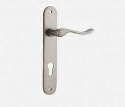 IVER DOOR LEVER STIRLING OVAL BACKPLATE Door Handles & Levers