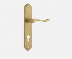 IVER DOOR LEVER STIRLING SHOULDERED BACKPLATE Door Handles & Levers