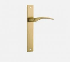 IVER DOOR LEVER OXFORD RECTANGULAR BACKPLATE