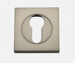 Tradco Restoration Hardware IVER ESCUTCHEONS EURO FORGED SQUARE