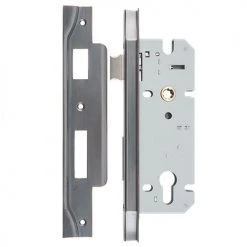 IVER MORTICE LOCK EURO REBATED 85MM