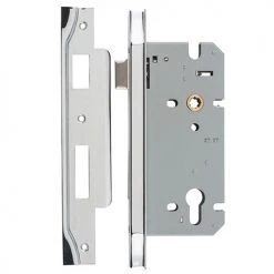 IVER MORTICE LOCK EURO REBATED 85MM