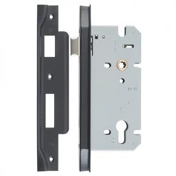 IVER MORTICE LOCK EURO REBATED 85MM