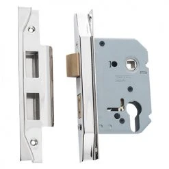 TRADCO REBATED EURO MORTICE LOCK (47.5MM PITCH) Entrance Sets