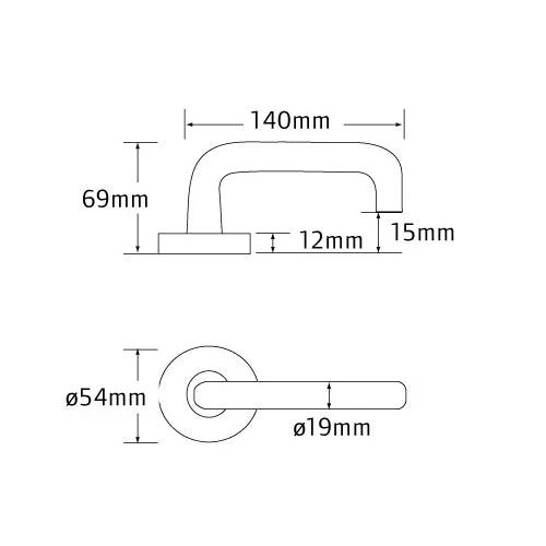 Handles & Hardware SCHLAGE 7000 SERIES LEVERSET - ALPHA 2 Handles & Hardware SCHLAGE 7000 SERIES LEVERSET - ALPHA