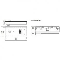 LOCKWOOD 8800 SERIES FLOOR SPRING Door Closers