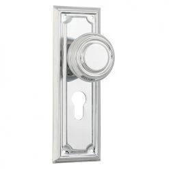 Door Handles & Levers TRADCO DOOR KNOB EDWARDIAN LATCH PAIR