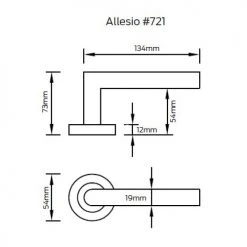 SCHLAGE 7000 SERIES LEVERSET - ALLESIO Handles & Hardware