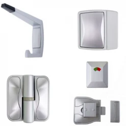 METLAM MODA RANGE TOILET PARTITION HARDWARE KIT