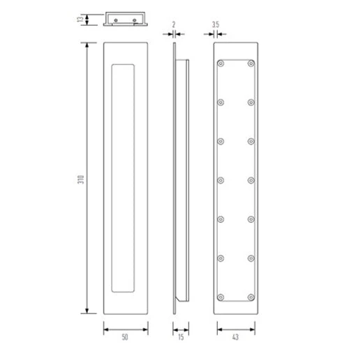 Flush Pulls HALLIDAY AND BAILLIE LARGE FLUSH PULL HB1475 2 Flush Pulls HALLIDAY AND BAILLIE LARGE FLUSH PULL HB1475