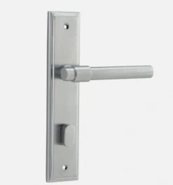 IVER DOOR LEVER HELSINKI STEPPED BACKPLATE Door Handles & Levers