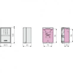 Master Lock ABUS KEY GARAGE KG787 SMART BLUETOOTH WALL MOUNT KEY SAFE Safes & Key Storage