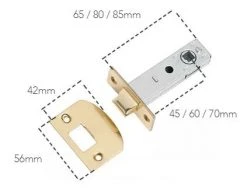 Latches TRADCO REGULAR TUBULAR LATCH