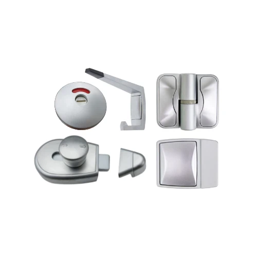 METLAM MODA RANGE TOILET PARTITION HARDWARE KIT 2 METLAM MODA RANGE TOILET PARTITION HARDWARE KIT