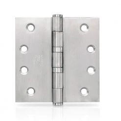 TRIO BALL BEARING BUTT HINGE FIXED PIN 100MM X 100MM X 2.5MM Hinges & Magnets