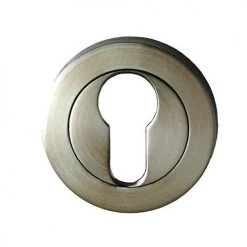 NIDUS EURO ESCUTCHEON ROUND STAINLESS STEEL Escutcheons