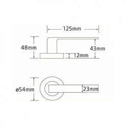 Handles & Hardware SCHLAGE 7000 SERIES LEVERSET - ANGELO