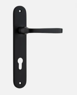 IVER DOOR LEVER ANNECY OVAL BACKPLATE Door Handles & Levers