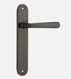 IVER DOOR LEVER COPENHAGEN OVAL BACKPLATE Door Handles & Levers