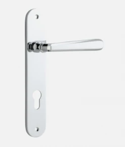 IVER DOOR LEVER COPENHAGEN OVAL BACKPLATE Door Handles & Levers