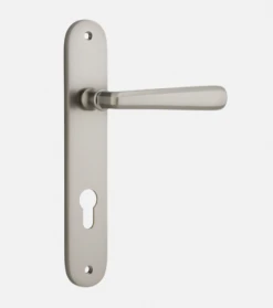IVER DOOR LEVER COPENHAGEN OVAL BACKPLATE Door Handles & Levers