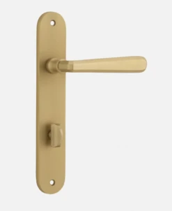 IVER DOOR LEVER COPENHAGEN OVAL BACKPLATE Door Handles & Levers