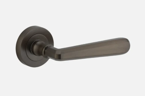 Door Handles & Levers IVER DOOR LEVER COPENHAGEN ROUND ROSE BACKPLATE 2 Door Handles & Levers IVER DOOR LEVER COPENHAGEN ROUND ROSE BACKPLATE