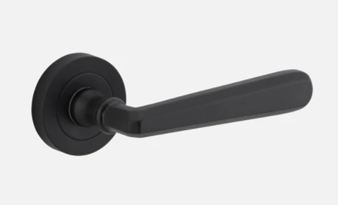 Door Handles & Levers IVER DOOR LEVER COPENHAGEN ROUND ROSE BACKPLATE 4 Door Handles & Levers IVER DOOR LEVER COPENHAGEN ROUND ROSE BACKPLATE