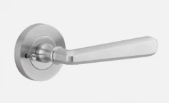 Door Handles & Levers IVER DOOR LEVER COPENHAGEN ROUND ROSE BACKPLATE 22 Door Handles & Levers IVER DOOR LEVER COPENHAGEN ROUND ROSE BACKPLATE