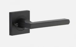 IVER DOOR LEVER BALTIMORE SQUARE ROSE BACKPLATE Door Handles & Levers