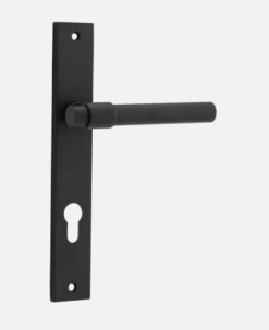 Door Handles & Levers IVER DOOR LEVER HELSINKI RECTANGULAR BACKPLATE