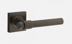 Door Handles & Levers IVER DOOR LEVER HELSINKI SQUARE ROSE BACKPLATE