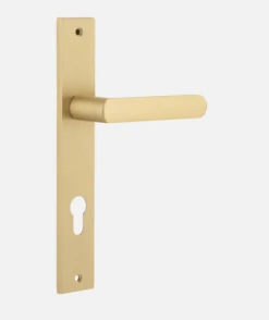 IVER DOOR LEVER OSAKA RECTANGULAR BACKPLATE Door Handles & Levers