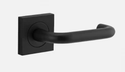 IVER DOOR LEVER OSLO SQUARE ROSE Door Handles & Levers